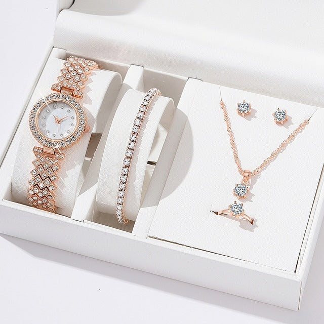 Diamond Women Watches Luxury Fashion Rhinestone Quartz Bracciale Orologio per donne