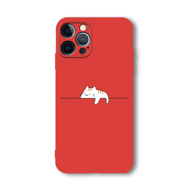 Simple Cartoon Frosted Cute Japanese And Korean Phone Case
