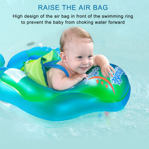Baby Inflable Float Trainer de natación Asiento Helps Aprenda a patear natación 3-72 meses