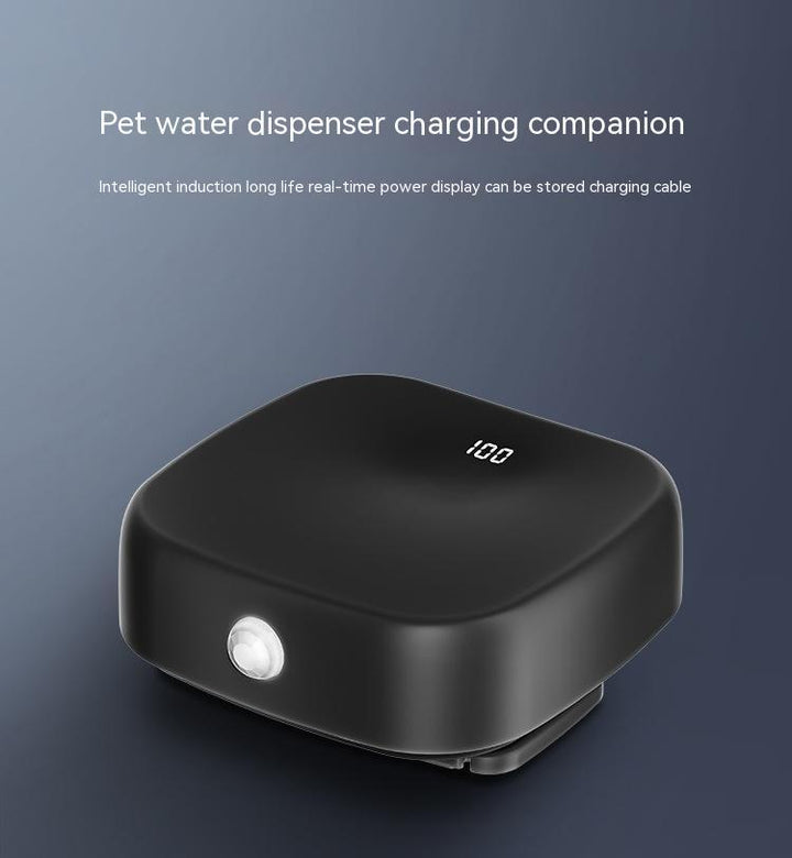 Macska automatikus víz adagoló töltő társ vezeték nélküli intelligens újratölthető akkumulátor