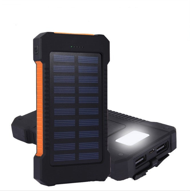 Luces de campamento de cargador solar de teléfono móvil universal ultra delgado