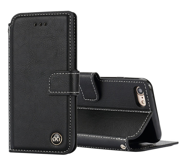 Flip phone leather case wallet