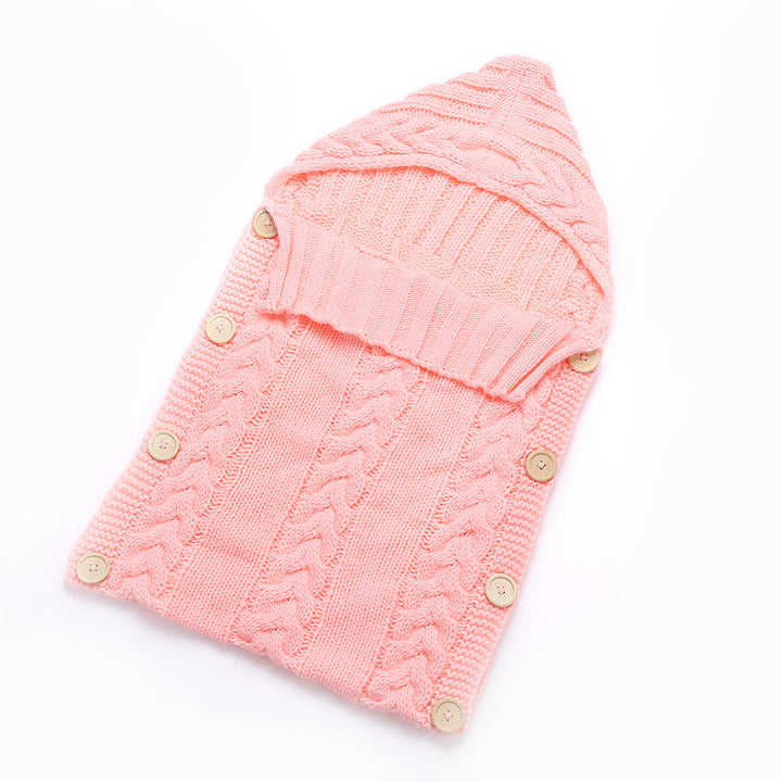 Sacul de dormit tricotat pentru bebeluși