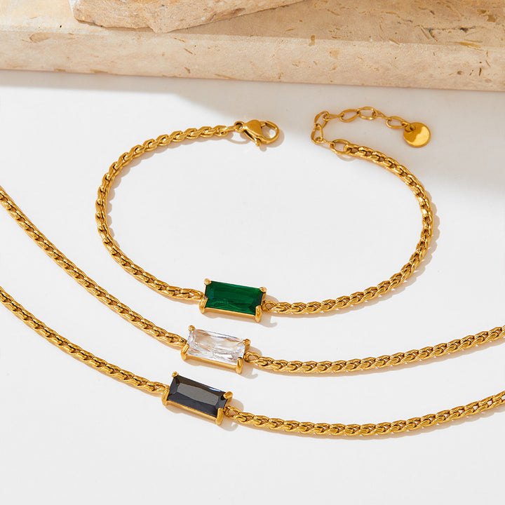 Bracelet de collier de clavicule simple et américain féminin et américain