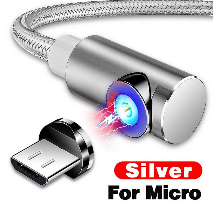 Mágneses kábel mikro USB típusú töltő