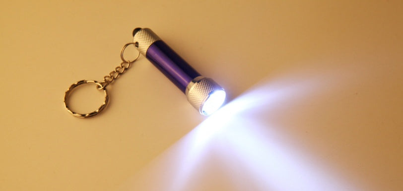 Mini Anahtar Acil Durum Gece Işık Kampı El Feneri Taşınabilir LED Meşale Alüminyum Keyasyon