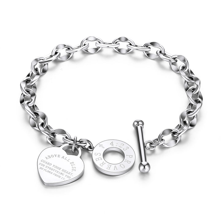 Titanium Steel Women's Bracelet Love Bracelet