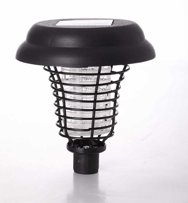Solar LED wiederaufladbare Anti-Mosquito-Lampe Elektronische Fliegenwanze Insekten Schädling UV Trap Outdoor Garten Rasenlampe