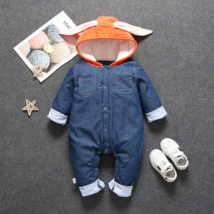 Thicken baby clothes in autumn and winter
