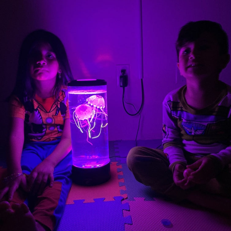 LED -meduusat akvaariovalaisimen yövalo USB -moottori