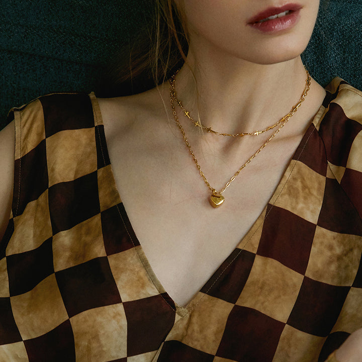 Women's Niche Light Luxury Non-fading Titanium Steel Necklace