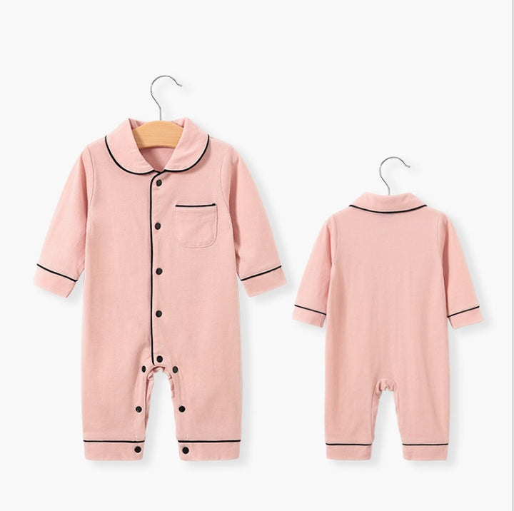 Dunne baby uit één stuk pyjama's lente en zomer