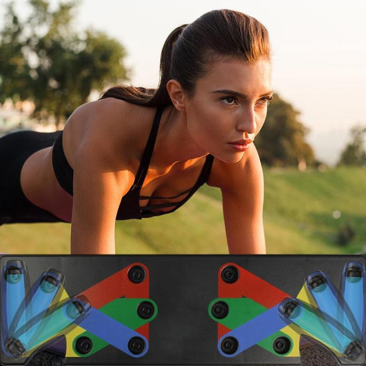 Push Up Rack Edge 9 In 1 Body Building Trening Fitness Tools Women Men Push-Up Display Shares and Raisers for Gym Training Body Drop Shipping