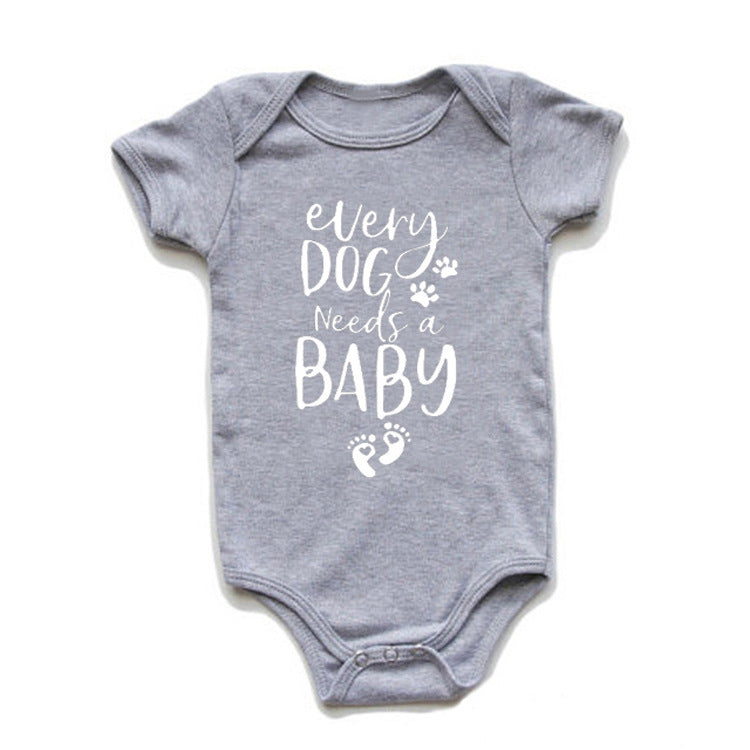 Gedrukte driehoek Baby Romper Bodysuit