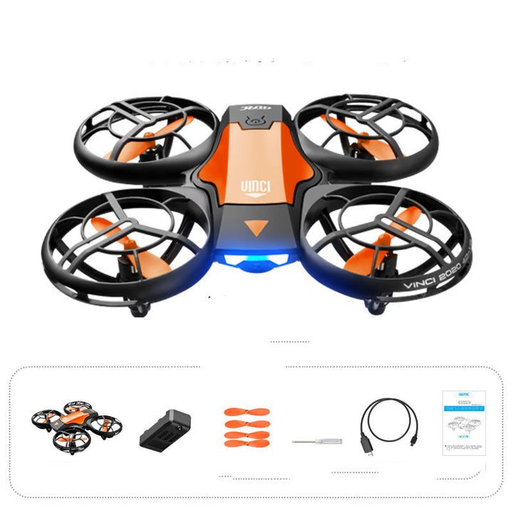 V8 2.4g 4ch mini rc drone jest algılama wifi fpv irtifası yüksek çözünürlüklü kameralı quadcopter rc drone oyuncak tut