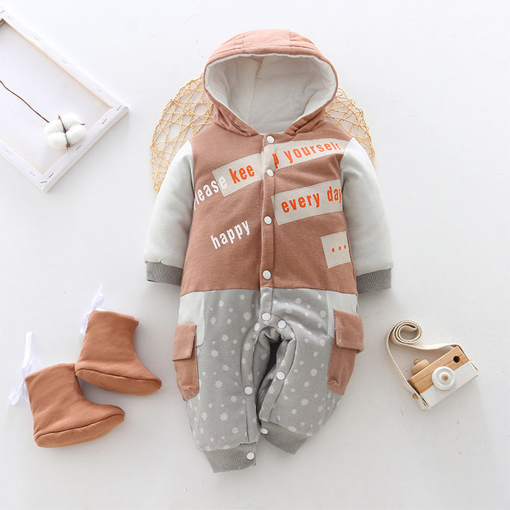 Bébés grenouillères vêtements de bébé automne et épaississement de l'hiver