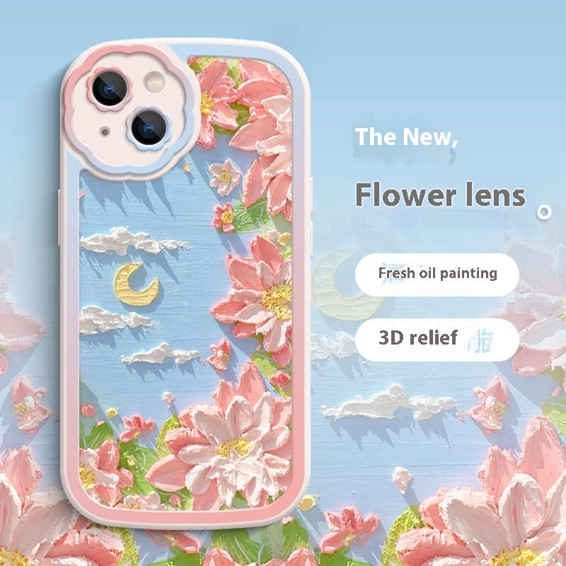 Odpowiednie malowanie olejne obiektyw Flower All Inclusive Case