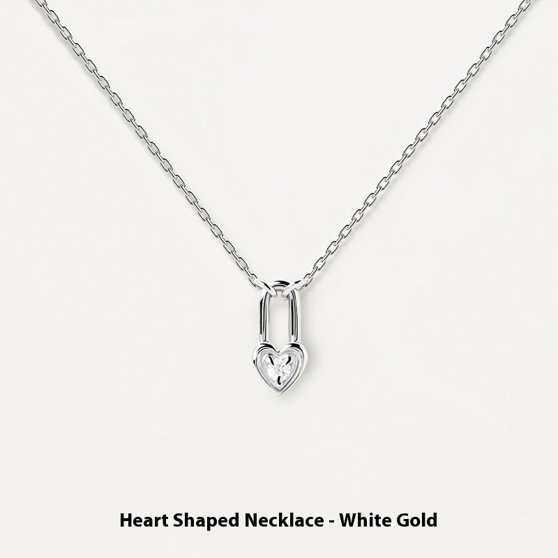 Special-interest Design Love S925 Sterling Silver Key Necklace