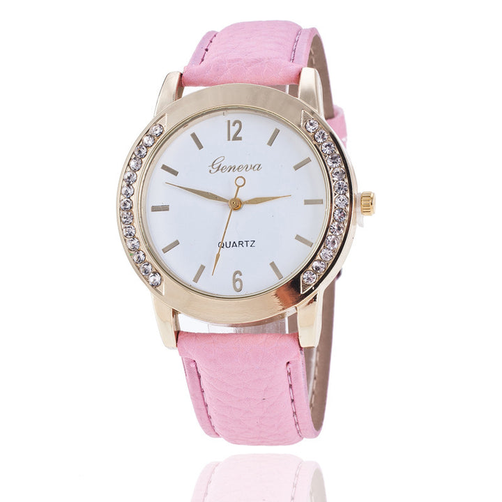 Genfer Diamond Quartz Watch Women