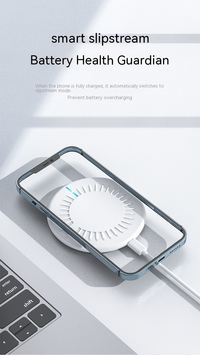Two-in-one Desktop Wireless Charger Suitable For Mobile Phone Bluetooth Headset