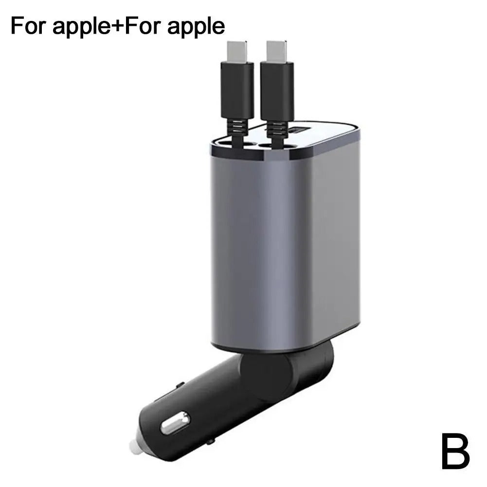 Дигитален дисплей зарежда USB адаптер цигара запалка от една до четири