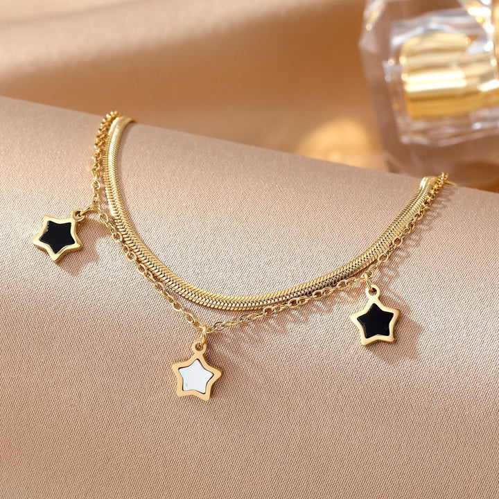 Five-pointed Star Stainless Steel Bracelet