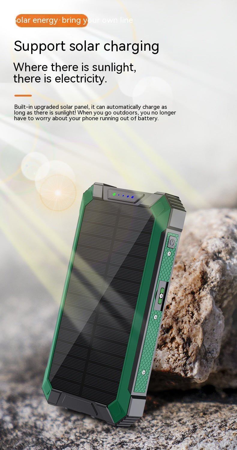 Home Wireless Charging Solar Portable Power Source