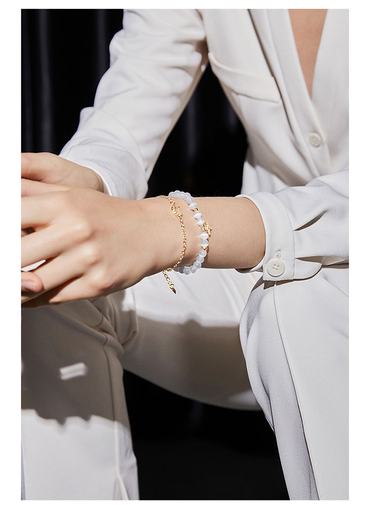Women's Star Moon Opal Bracelet