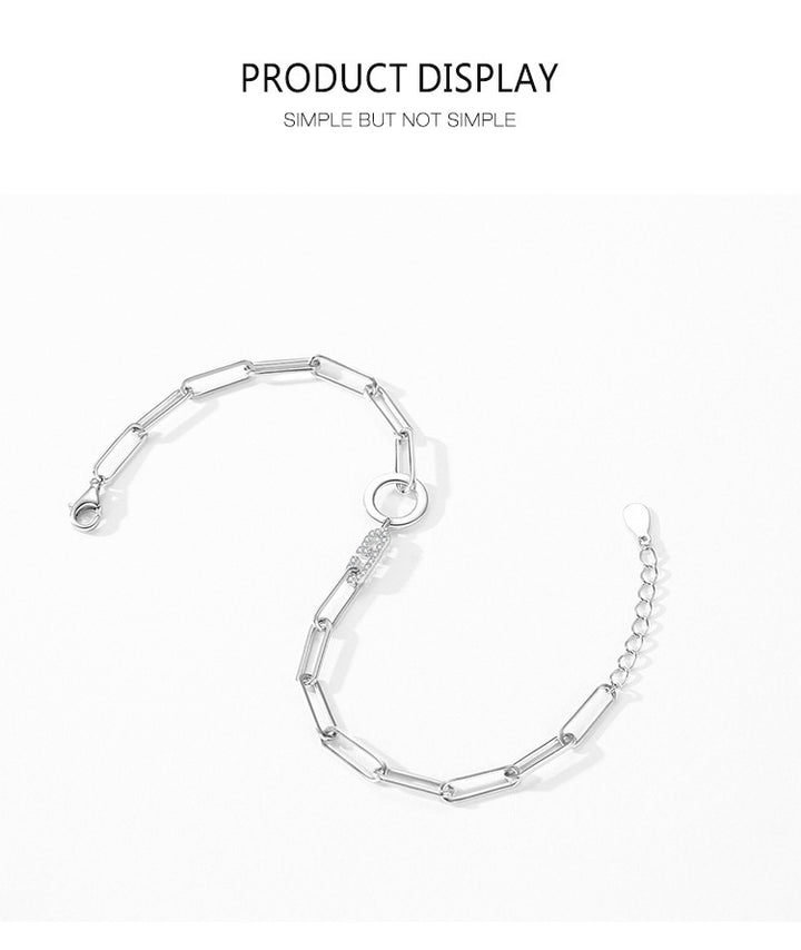 Fashion Chain-shaped Letter Bracelet Women