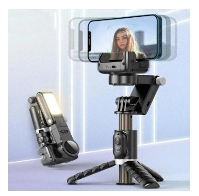 Телефонна стойка за стрийминг на живо анти-шейк прибираща се камера Smart Head Stabilizer Ръчен селфи пръчка