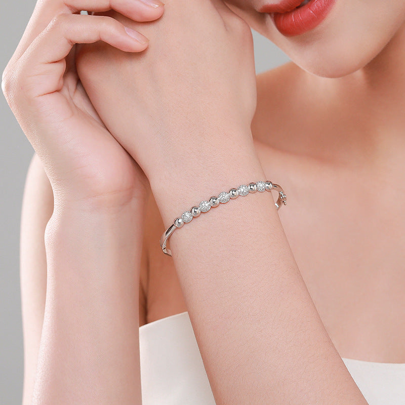 S925 Sterling Silver Bracelet For Women Special-interest Design