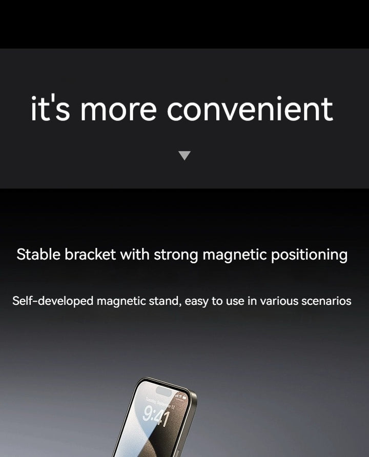 Kreativt telefonveske Pivot beskyttende deksel Advanced Magnetic Transparent silikon Dråpebestandig