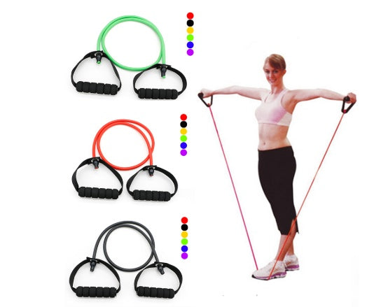 Bandes de résistance en latex Entraînement exercice Yoga CrossFit Fitness Tubes Pull Corde Fitness Exercice Équipement d'exercice