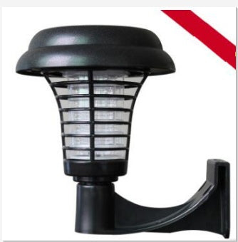 Lámpara antimosquito recargable LED solar insecto Zapper Presp de insectos Trap de jardín al aire libre Lámpara de césped de jardín al aire libre