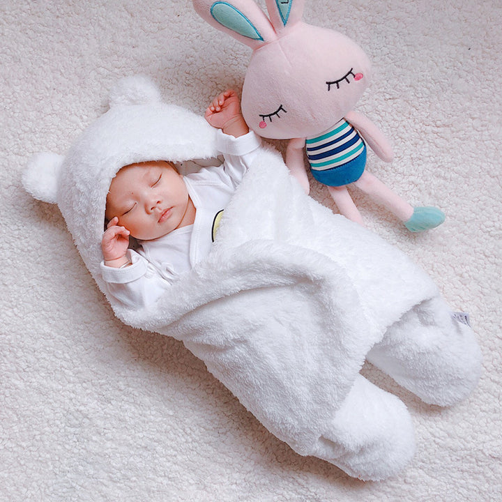 Бебешки плик за спален чувал за новородено бебе зимно одеяло