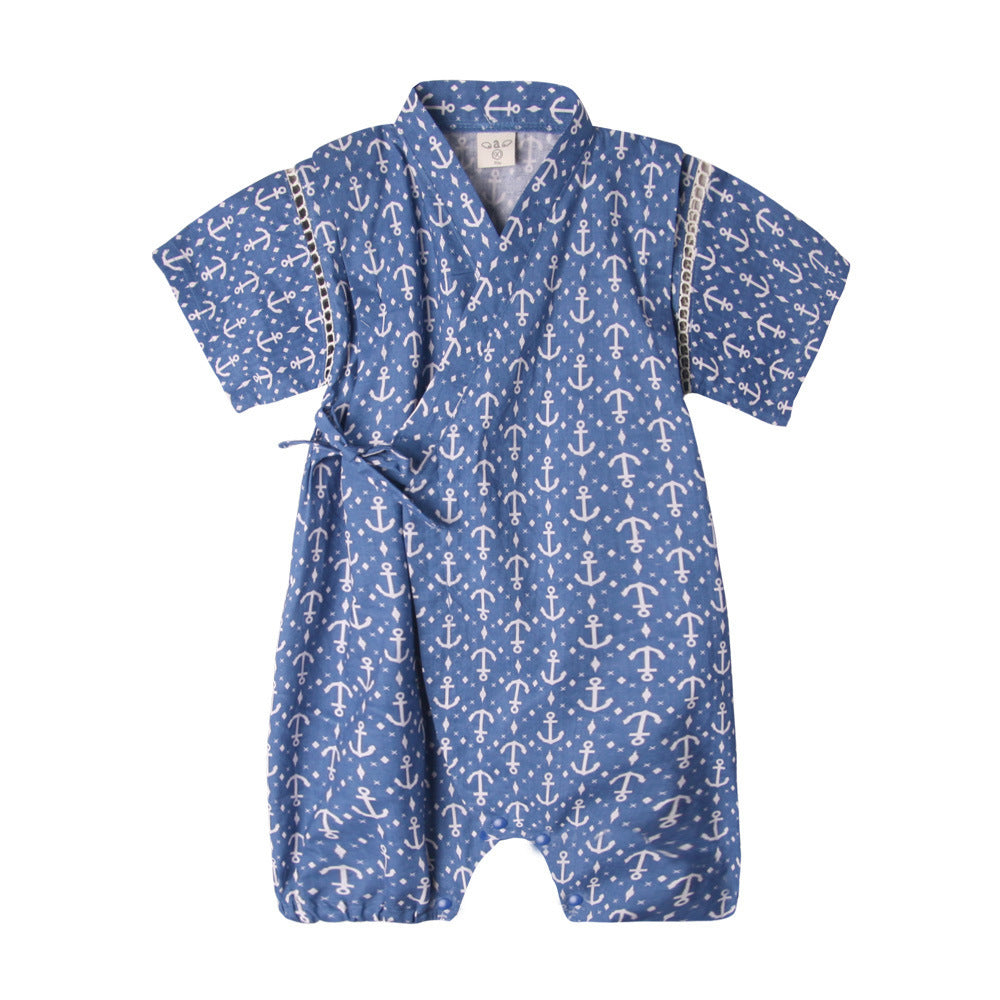 Summer Baby Boys Clothing Rompers Jumps Support