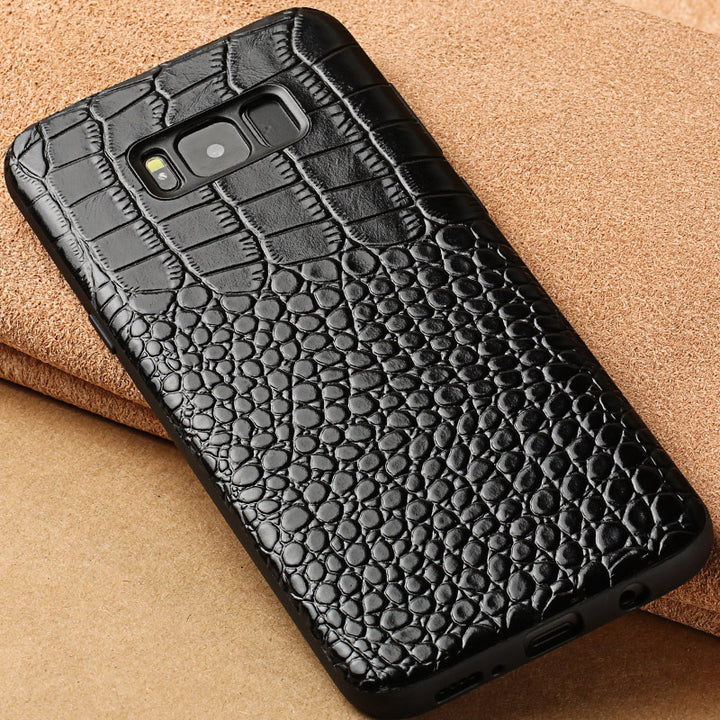 Coquille créative en cuir S9 + S10 Shel de téléphone mobile