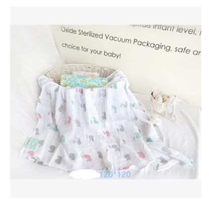 Manta de algodón Manta Baby Blanket Muslin Edredón de algodón Toalla de bolsas de gasa recién nacida