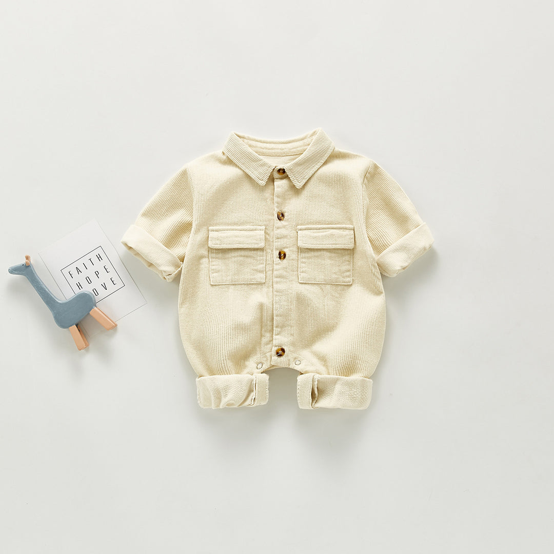 One-Piece Outing Clothes Baby Light Casual Romper Jacket