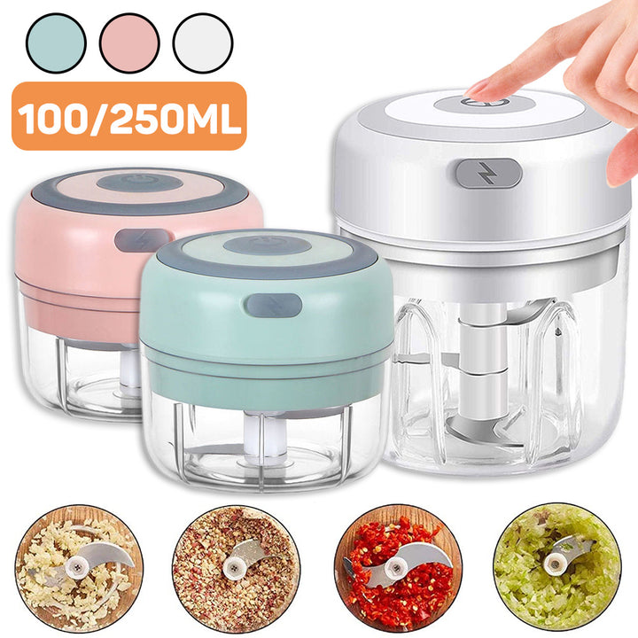 Mini Electric Chopper USB USB Carica Ginger Masher Macchina Studio da cucina per frantumi di peperoncino resistente