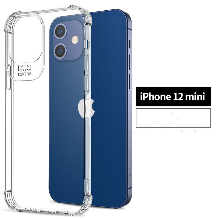 Compatible con Apple, compatible con Apple, iPhone 12 Case Silicone Anti Drop transparente