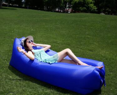 Sofá inflável preguiçoso camping de camas de ar para espreguiçadeira