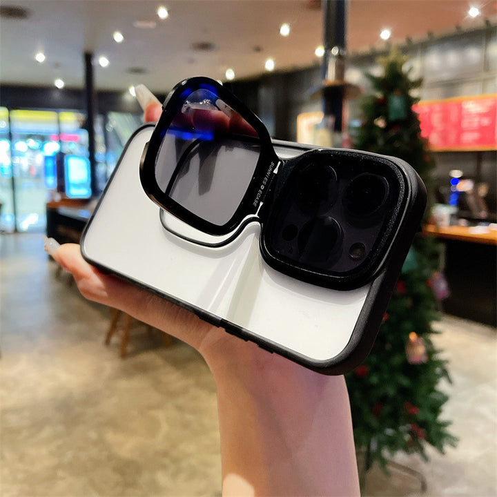 Lens Drop Protection High-permeability Acrylic Sunglasses Holder Phone Case