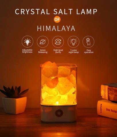 USB Crystal Light Himalayan Salt LED lampe