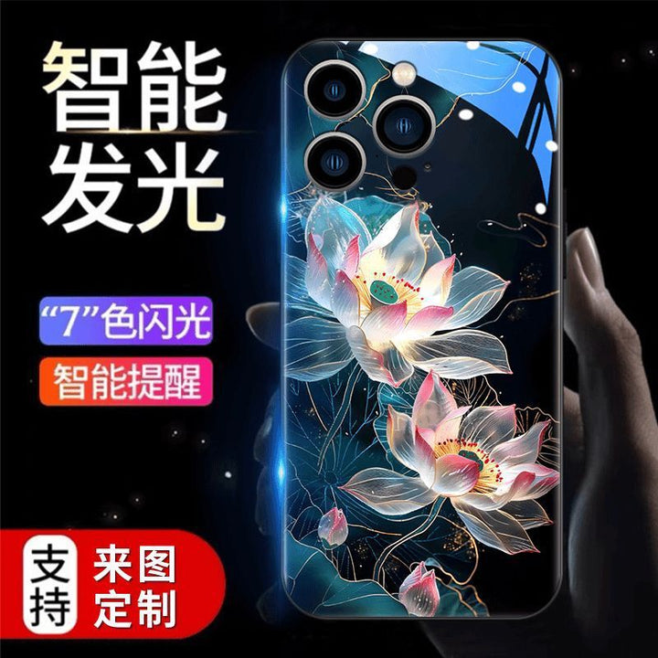 Lucky Lotus Printed Casual Phone Case