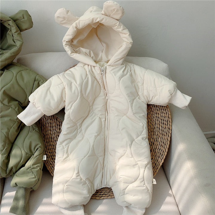 Мъже и жени бебешки мечки удебелени топли зимни дрехи