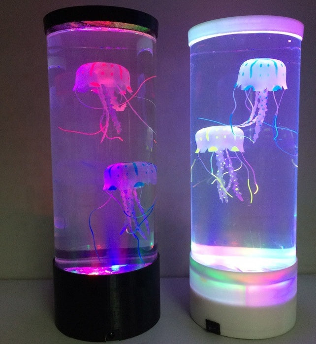 Led denizanası akvaryum lambası gece ışığı usb güç
