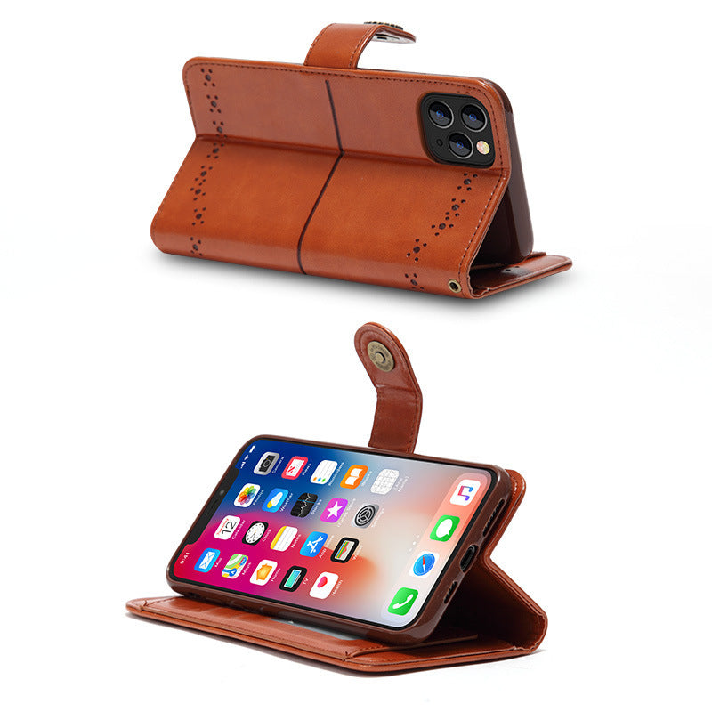 New Applicable Mobile Phone Holster Card Creative Shell Apple Protective Case