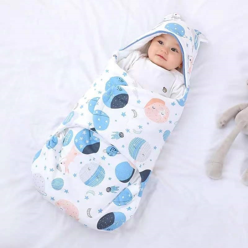 Bomulls sovsäck för nyfödda barn