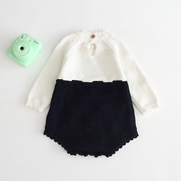 Baby knitted jumpsuit